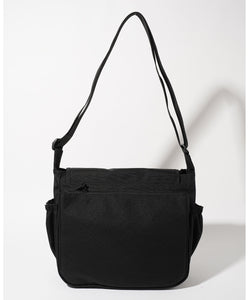 PATCHED SHOULDER BAG