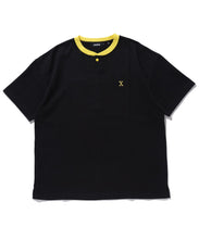 Load image into Gallery viewer, S/S HEAVYWEIGHT HENLEY NECK TEE
