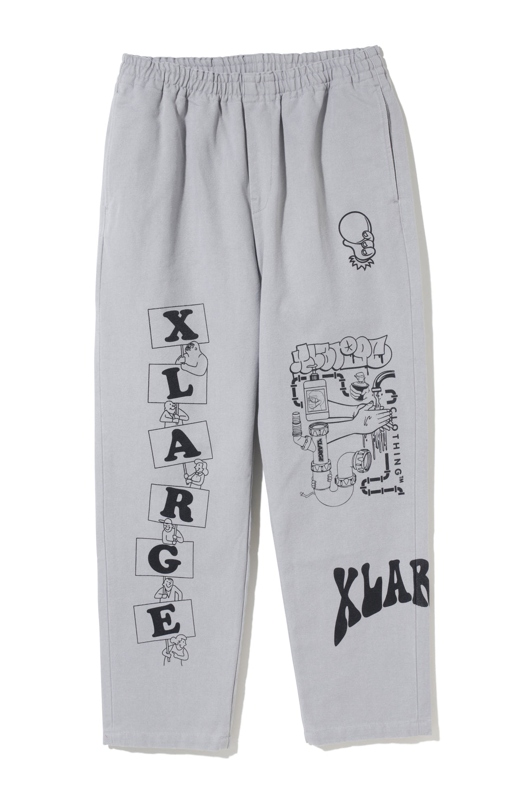 RANDOM PRINT EASY PANTS