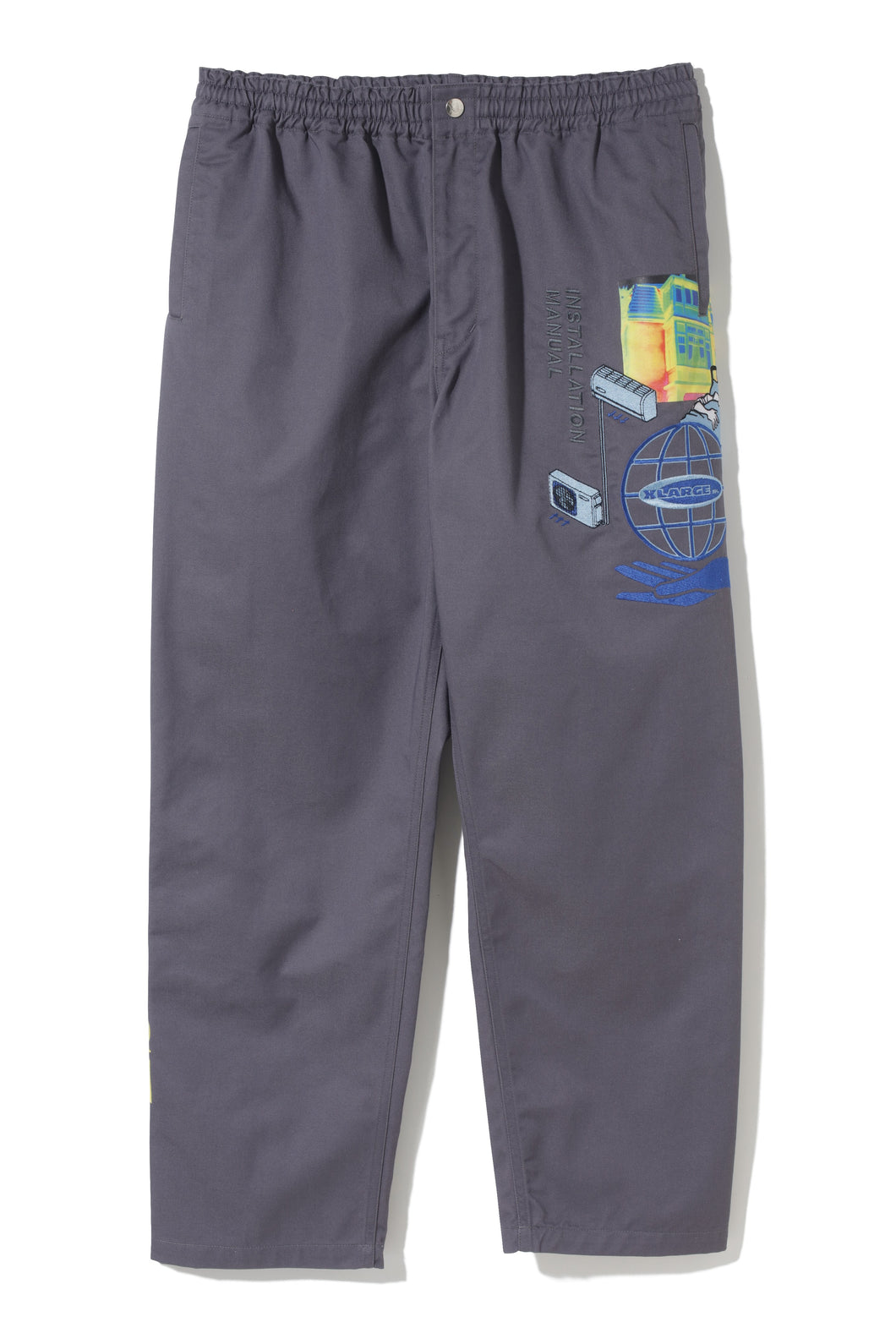 EMBROIDERY WORK EASY PANTS